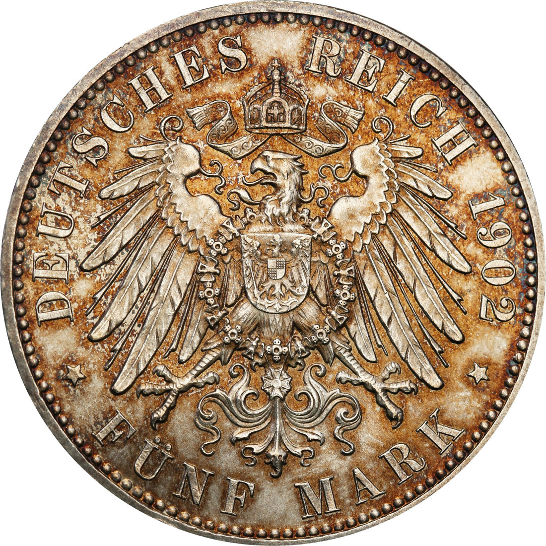 Niemcy. Saksonia. 5 marek 1902 E, Muldenhütten – Piękne